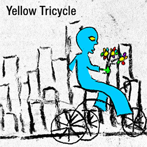 partition yellow tricycle