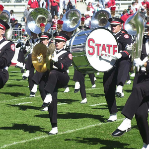 fans ohio state university marching band