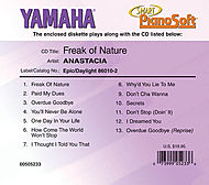 Anastacia - Freak of Nature - Piano Software